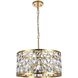 Canada LED 22.6 inch Copper Chandelier Ceiling Light